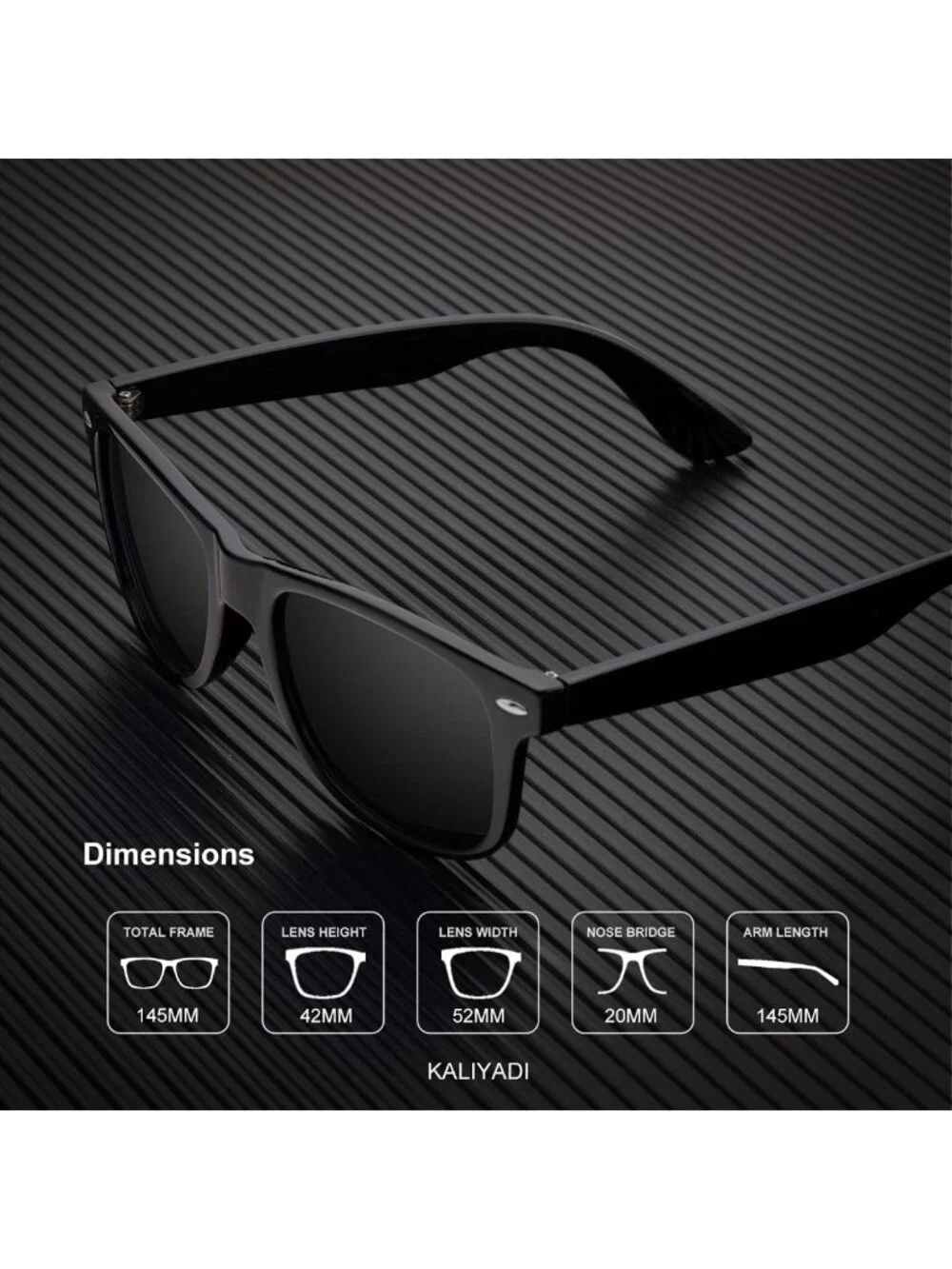 Polarized Semi-Rimless Sunglasses for Men & Women - UV Protection Driving